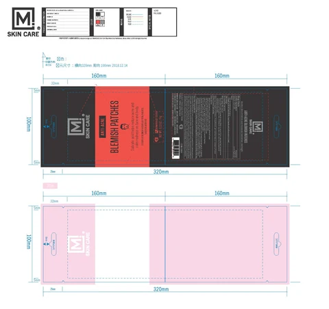 M Skin Care Blemish Patches packaging