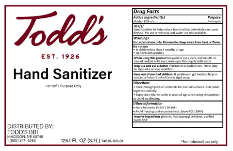 Hand Sanitizer packaging