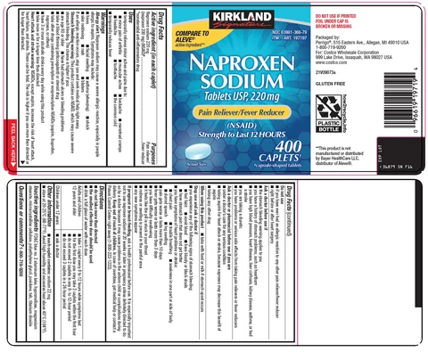 kirkland signature naproxen sodium 포장