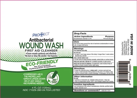 Sterile Antibacterial Wound Wash packaging