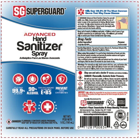 SUPERGUARD Hand Sanitizer 포장