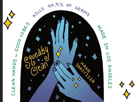 Squeaky Clean Hands packaging