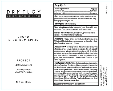 Broad Spectrum SPF45 packaging