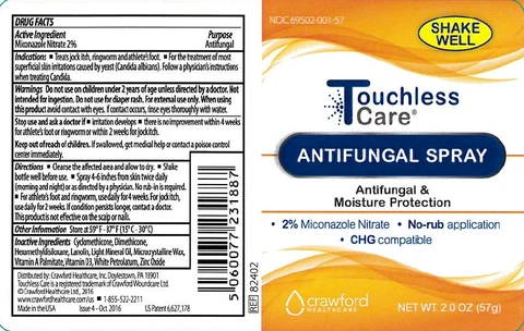 Touchless Care ANTIFUNGAL 포장