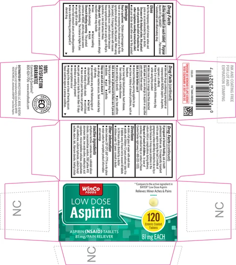 AspirinLow Dose 포장