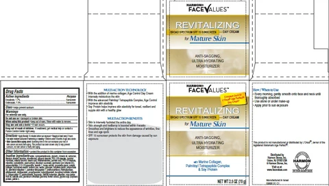 Harmon Face Values Revitalizing Age Control Anti-Sagging Ultra Hydrating Day SPF 15 packaging