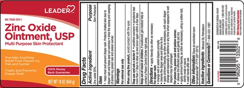 Leader Zinc Oxide packaging