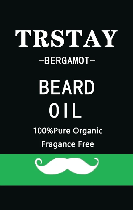 Trstay Bergamot Beard Oil packaging