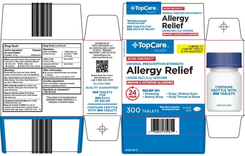 TopCare Allergy Relief24 hour packaging