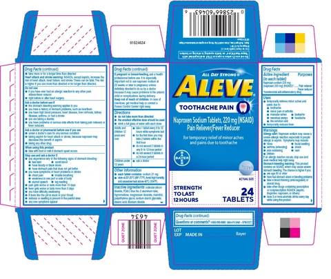 AleveHeadache Pain 포장