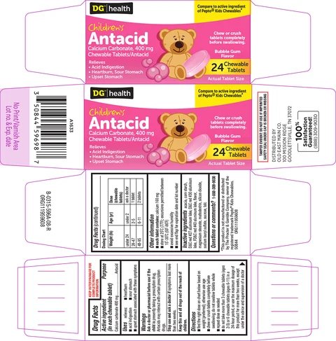 Childrens Antacid packaging