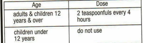 AptaPharma TussinDM2 Label