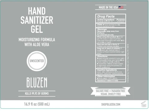 BluZen Hand Sanitizer 포장