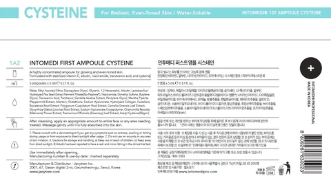 INTOMEDI FIRST AMPOULE CYSTEINE packaging