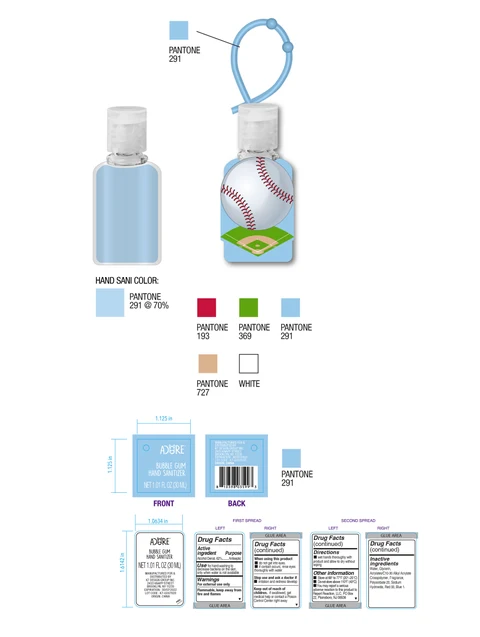 ACORE Bubble Gum Hand SanitizerBoys 포장