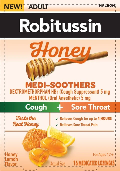 Robitussin Medi-Soothers packaging