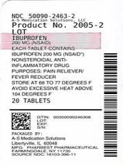 Ibuprofen 포장