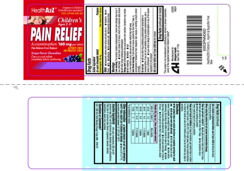 Children Pain Relief packaging