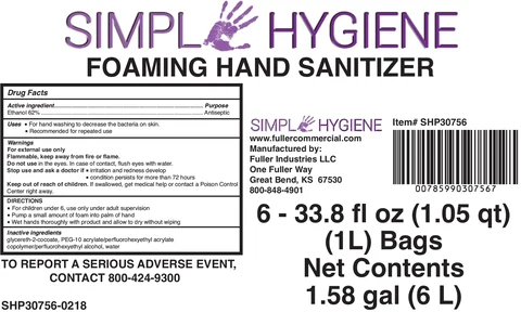 Simple Hygiene Hand Sanitizer 포장