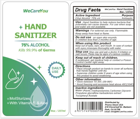 HAND SANITIZER 포장