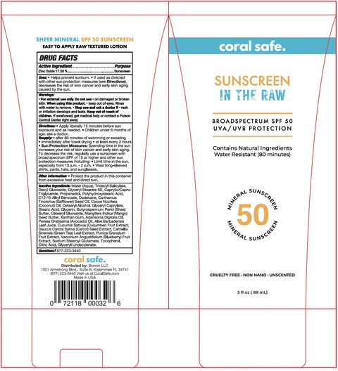 Sunscreen In the Raw SPF 50 포장