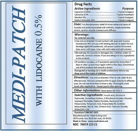 MEDI-SULTING TOPICAL PAIN RELIEF packaging