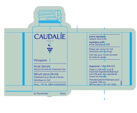 CAUDALIE Vinopure Acne Serum packaging