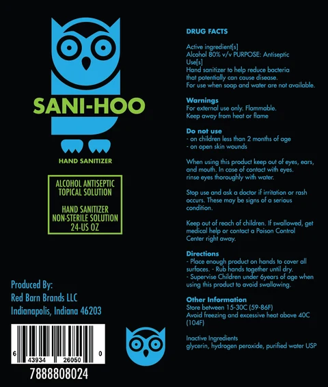 SaniHoo Hand Sanitizer 포장