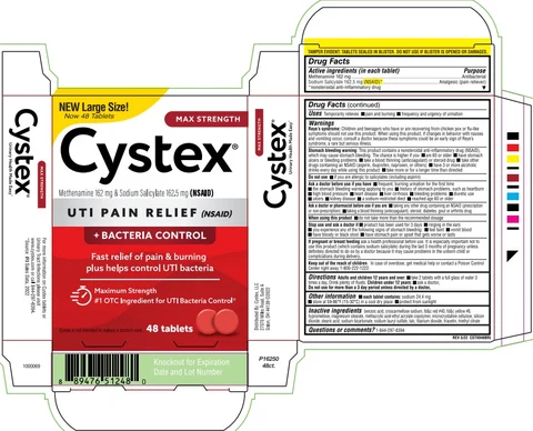 Cystex 포장