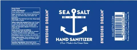 Swedish Dream Sea Salt Hand Sanitizer 포장