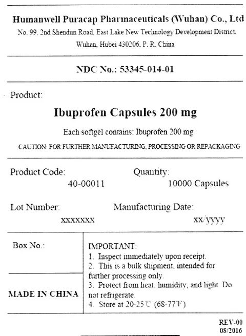 Ibuprofen 포장