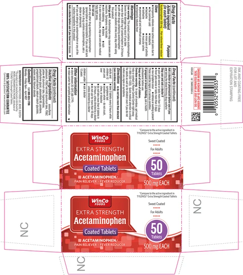 Acetaminophen Easy TabsExtra Strength 포장
