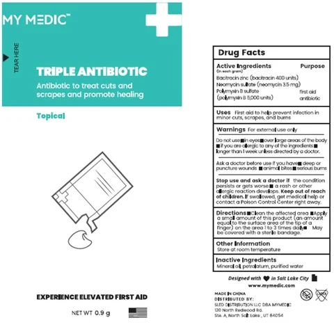 Triple Antibiotic packaging