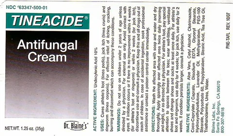 Tineacide Physician Formula / Tineacide packaging