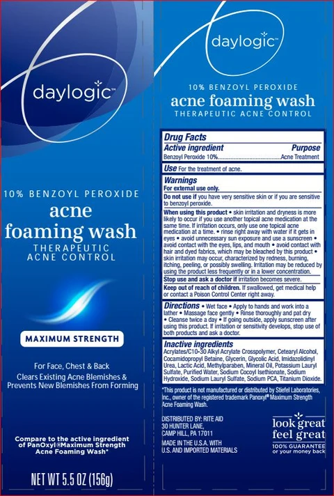 Acne Foaming WashDaylodic packaging