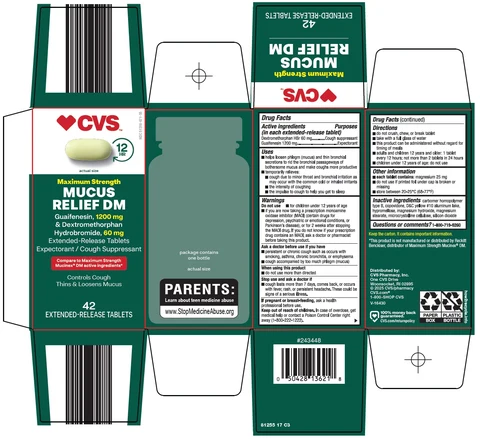 MUCUS RELIEF DM packaging