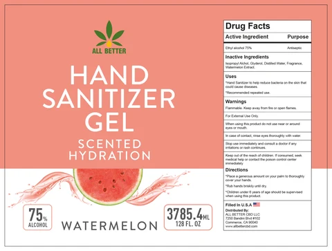 Hand Sanitizer 포장