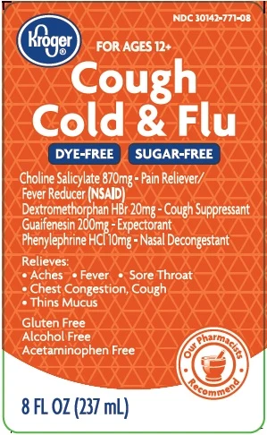 Kroger Cough Cold and Flu 포장