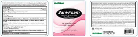Sani-Foam Foaming Non-Alcohol Hand Sanitizer 포장