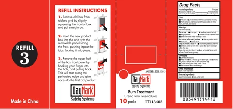 Burn Treatment packaging