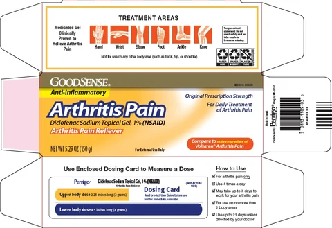good sense arthritis pain packaging