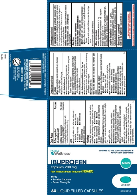 Ibuprofen Minis 포장