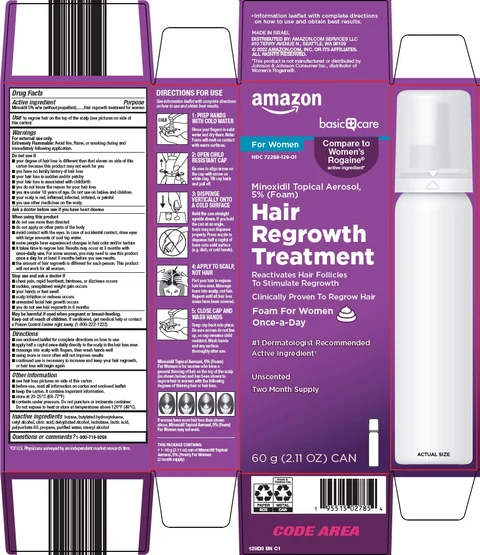 basic care hair regrowth treatment 포장