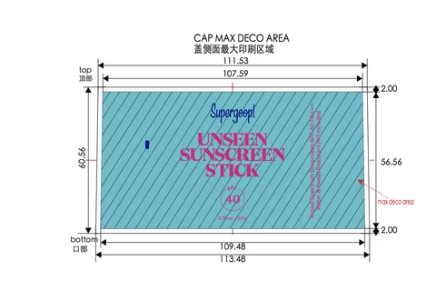 Unseen Sunscreen Stick SPF 40 packaging