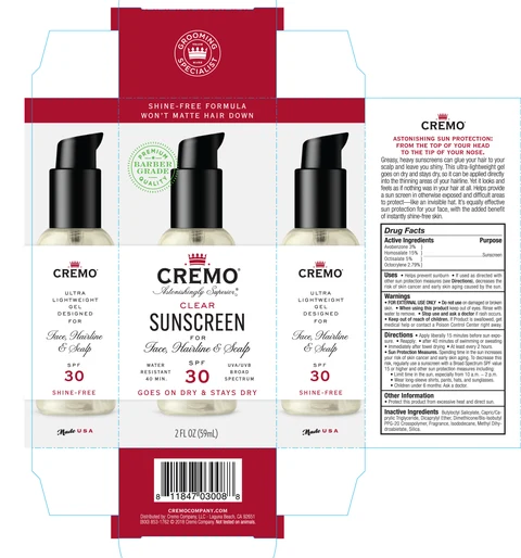 Clear Sunscreen SPF 30 Broad Spectrum 포장