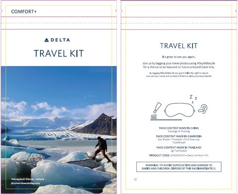 Delta Travel Kit Comfort plus 포장