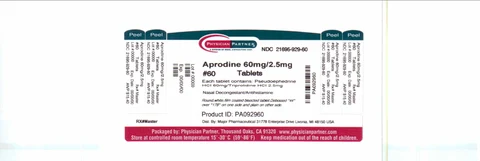 Aprodine 포장