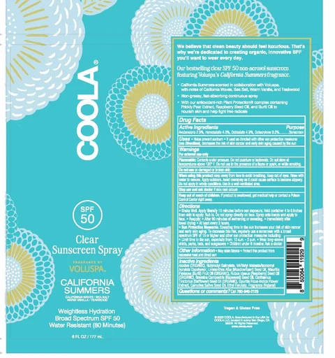 Coola Clear California Summers 포장