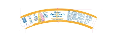 Johnsons First Touch Baby Gift Set packaging