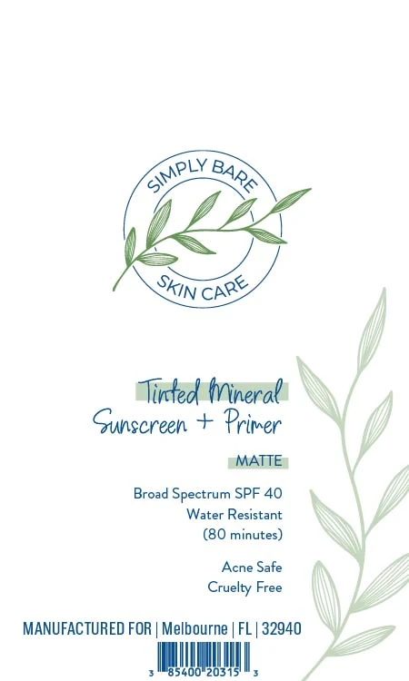 Tinted Mineral Sunscreen Plus Primer Matte packaging